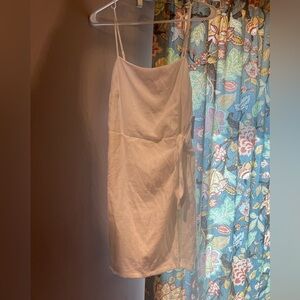 NWT Nine West white dress size medium short lined adjustable straps